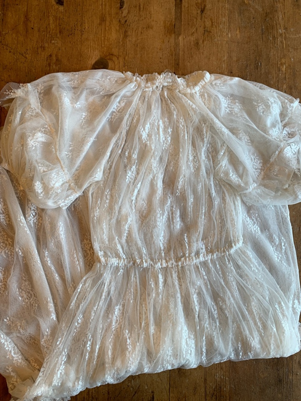Anthropologie Let Me Be  Ivory Lace Maxi Dress - Picture 16 of 16